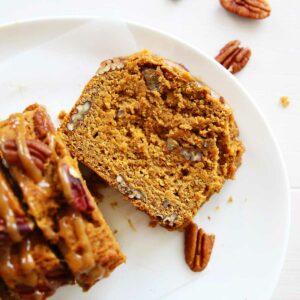 Molasses Pumpkin Bread With Pecan Nuts (No Eggs Or Dairy Required!)