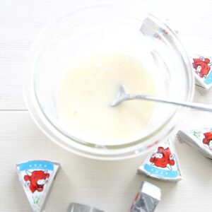 icing - laughing cow cream cheese glaze