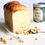 canned chickpeas sandwich bread - high protein lower carb yeast bread