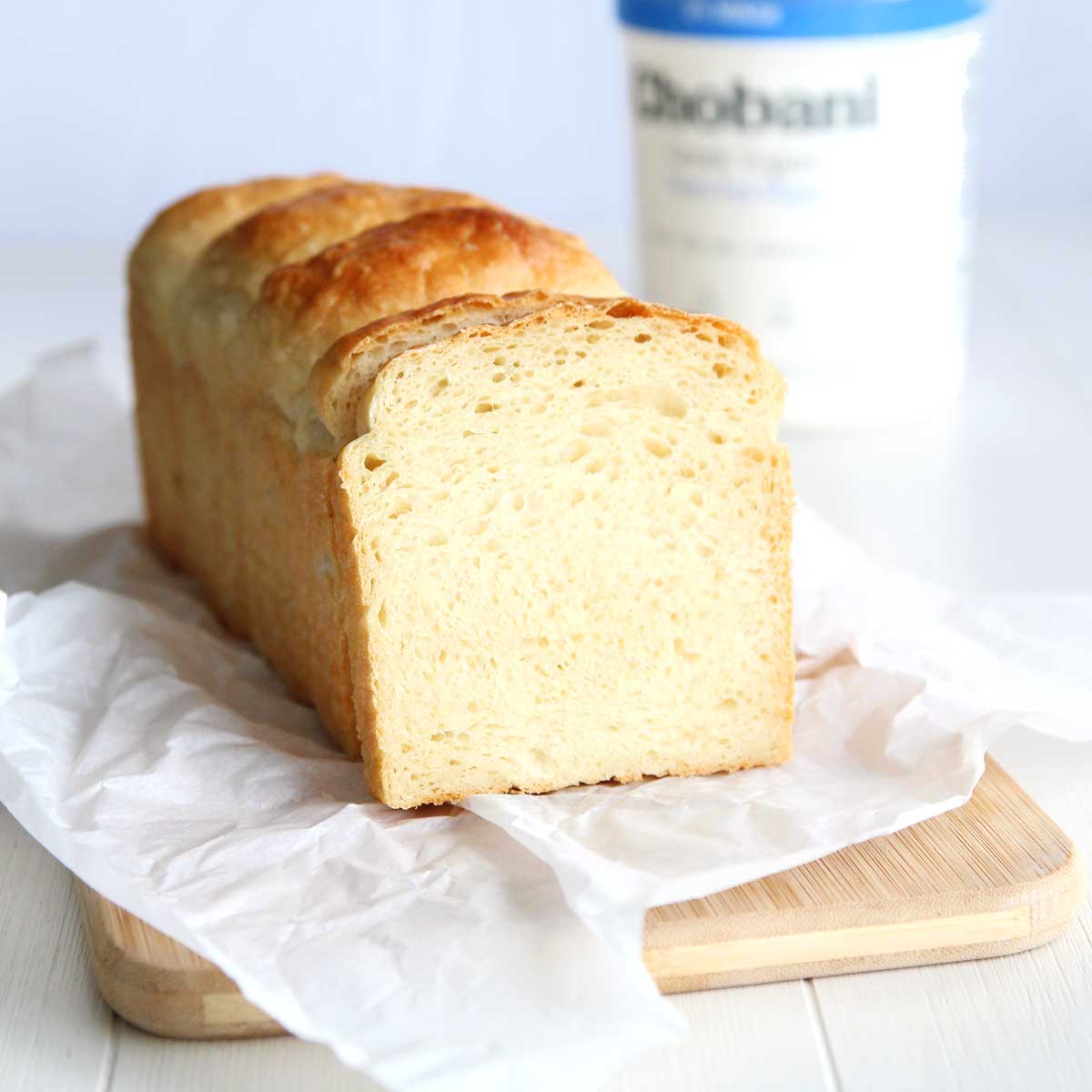 Fat Free Greek Yogurt Yeast Bread (High Protein Sandwich Bread) - Ricotta Cinnamon Rolls