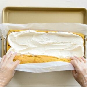Flourless Sweet Potato Swiss Roll Cake (Lower Carb, Lower Calorie Recipe) - white bean paste cookies