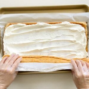 Fall in Love Flourless Pumpkin Roll Cake (The Best Gluten Free Dessert Recipe!) - Sweet Potatoes in the Microwave