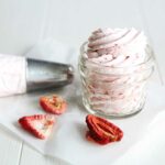 Creamy & Thick Strawberry Cheesecake Whipped Cream (Low-Carb, Keto Recipe)