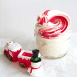 Peppermint Striped Whipped Cream for the Holidays
