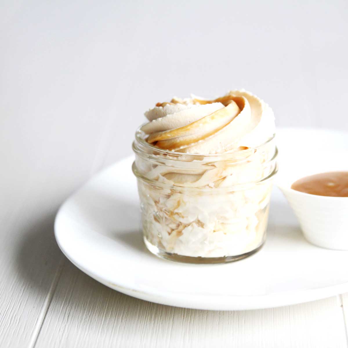 Swirled Caramel Whipped Cream Recipe Perfect for Coffee, Cakes and More - Caramel Whipped Cream