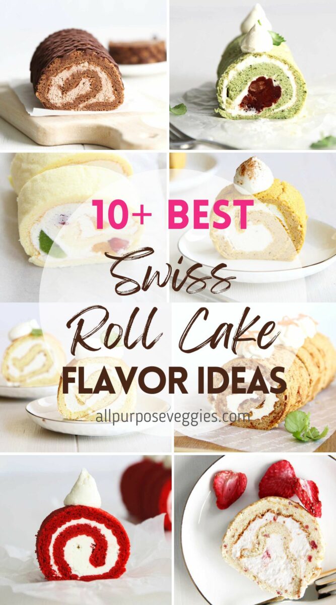 pin image - 10+ Gluten Free Swiss Roll Cake Recipes & Flavor Ideas