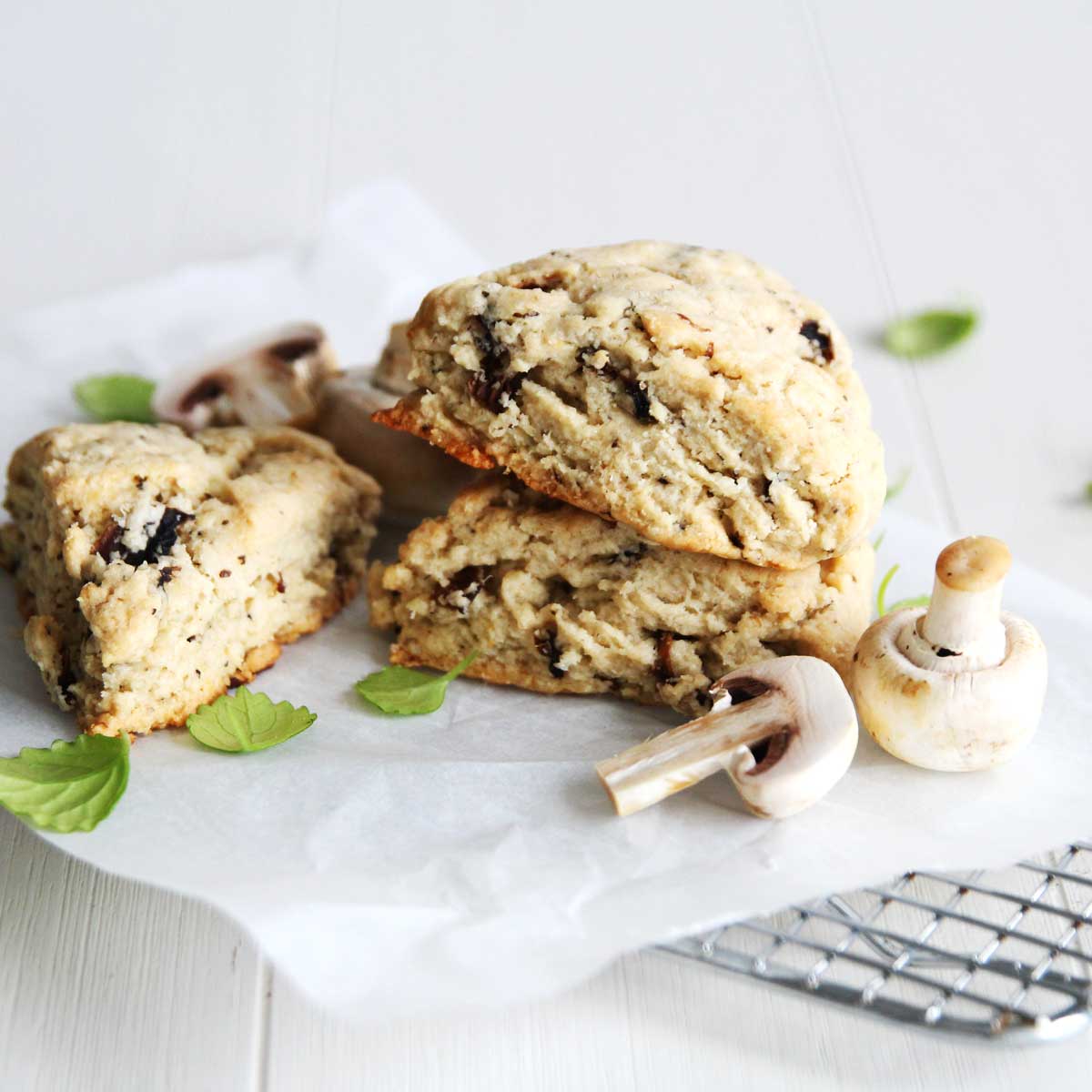 Mushroom & Black Pepper Scones that Pack a Serious Flavor Punch