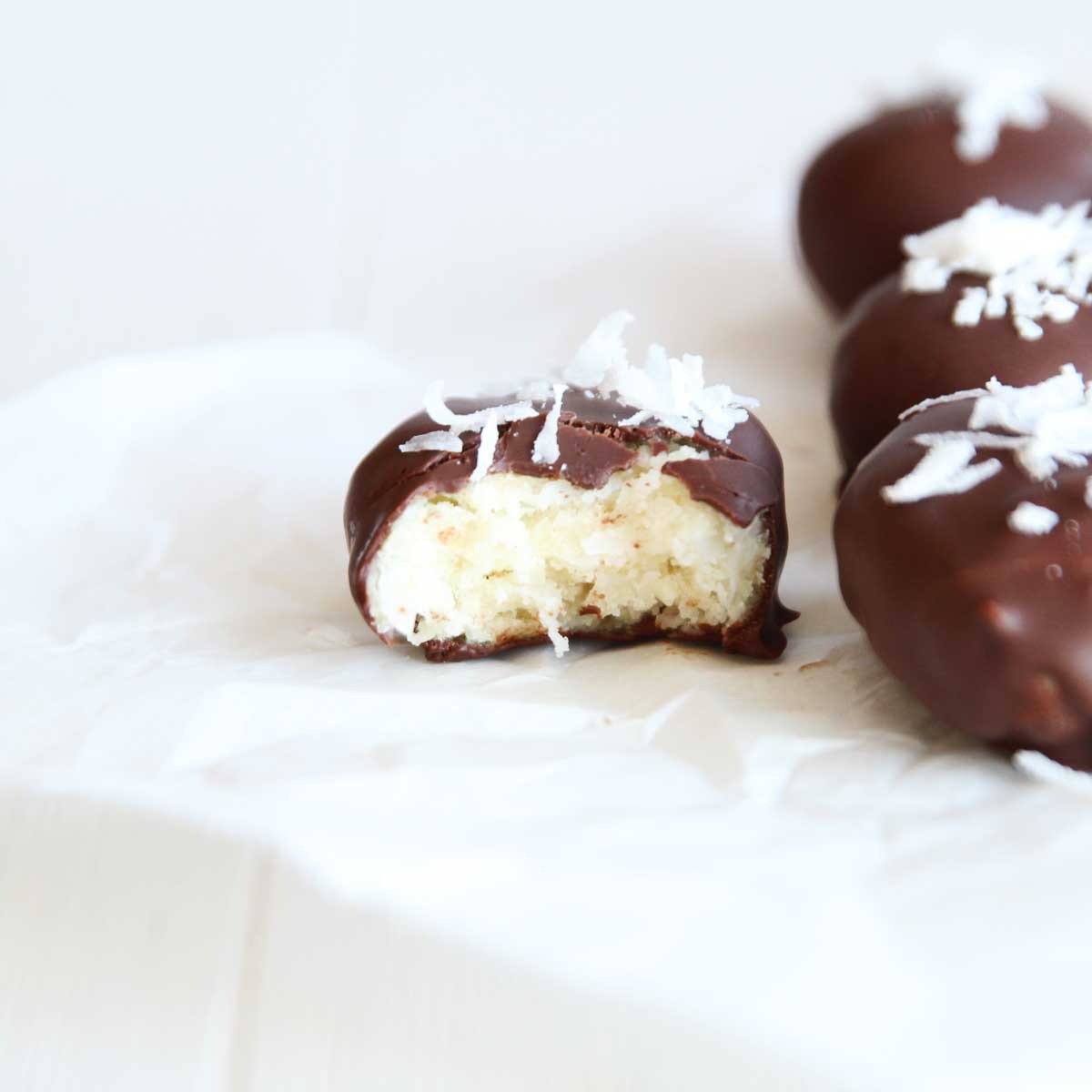 Chocolate Coconut Easter Eggs Made with Collagen Protein Powder - Chocolate Coconut Easter Eggs