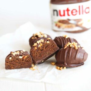 lower fat nutella chocolate peanut butter easter eggs