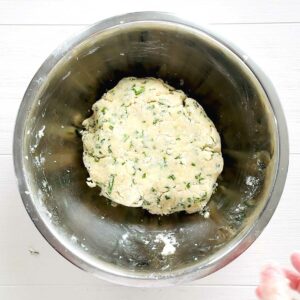 Savory and Delicious! Potato & Chives Scones (No Butter, Vegan Recipe) - Homemade Chickpea Scones