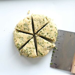 Savory and Delicious! Potato & Chives Scones (No Butter, Vegan Recipe) - Homemade Chickpea Scones