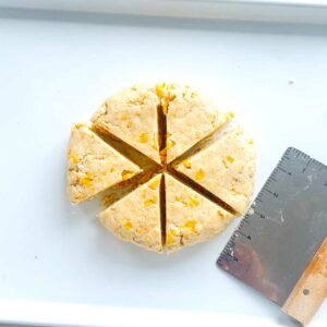 Homemade Savory Corn Scones with Cheddar & Sour Cream - Homemade Chickpea Scones