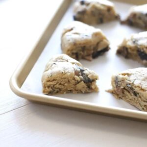 Mushroom & Black Pepper Scones that Pack a Serious Flavor Punch - Homemade Chickpea Scones