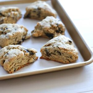 Mushroom & Black Pepper Scones that Pack a Serious Flavor Punch - Homemade Chickpea Scones